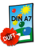 Einladungskarte mit exklusivem Duftlack DIN A7
